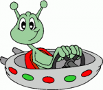 mars clipart cute alien sticker 2