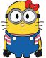 Minion Kitty Sticker