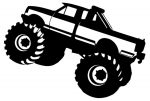 Monster Truck 1 Vinyl Car Decal