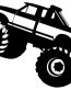 Monster Truck 1 Vinyl Car Decal