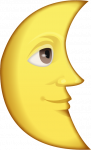 MOON EMOJI_LAST_QUARTER_WITH_FACE