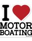 Motor Boat Sticker