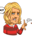 NIRVANA kurt cobain grunge is dead band sticker 14