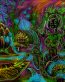 psychedelic nature car decal wall sticker 3