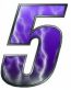 One Digit - LIGHTNING Race Number Kit