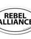 rebel alliance oval auto sticker