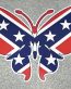 rebel-flag BUTTERFLY-bumper-sticker 44