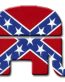 rebel flag elephant sticker