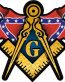 REBEL FLAG MASON STICKER