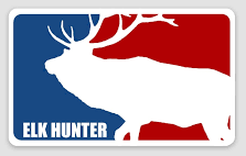 RWB elk hunter STICKER