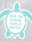 Save the Ocean Sea Turtle Sticker