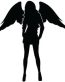 Sexy Lady Angel Decal 1