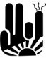 Shocker Stink Finger Sticker