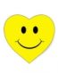 smile-face-yellow heart-stickers