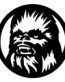 star wars circular diecut decal