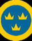 Swedish Air Force Round Sticker