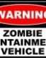 Walking Dead Zombie Sticker 01