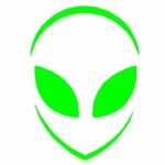 Alien vinyl decal 2