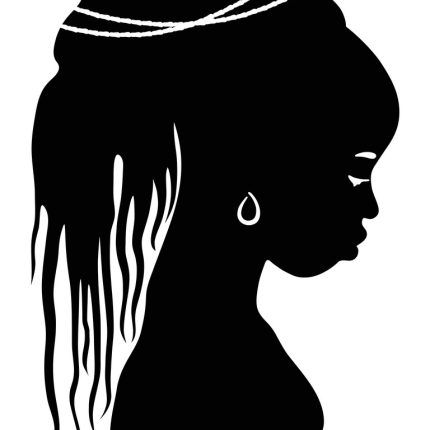 2 African Faces Africa Decal 18