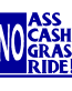 No Ass No Ride Decal