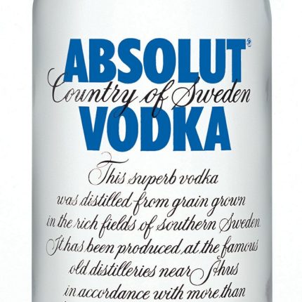 Absolut Vodka Bottle