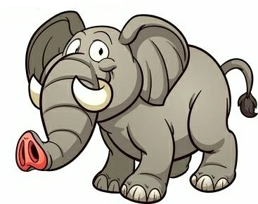African Animal Cartoon Sticker 5