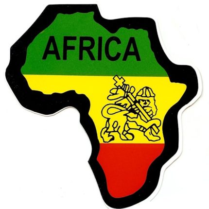 0 African sticker africa rasta