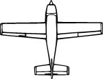 Aircraft Clipart Diecut Decal 02