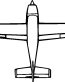 Aircraft Clipart Diecut Decal 02