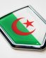Algeria Algerian Flag Decal Car Chrome Emblem Sticker