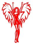 Angel Girl Decal