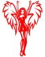 Angel Girl Decal