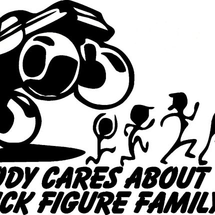 Anti Stick Family Die Cut Decal 08