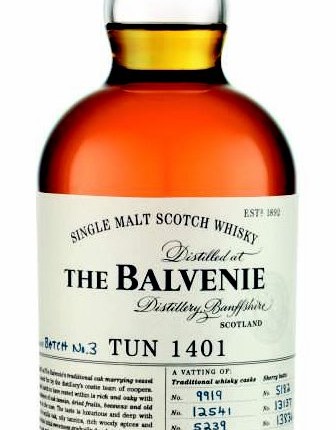 Balvenie Scotch Whiskey Bottle Shaped Sticker