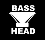 BASS HEAD DIECUT DECAL