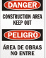 Bilingual Construction Area Sign 1