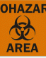 Biohazard Area Sign