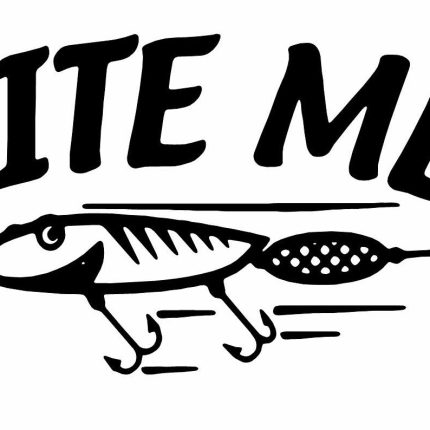 Bite Me Die Cut Vinyl Fishing Decal