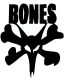 Bones Skater Skull Logo Sticker