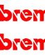 BREMBO BRAKES LOGO DECALS - PAIR