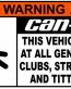 Can Am Funny Warning Sticker 4