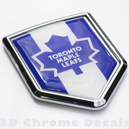 Canada Toronto Maple Leafs NHL Flag Crest Car Chrome Emblem Decal