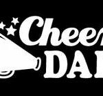 Cheer Dad Car Truck Window Wall Decal 1