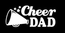 Cheer Dad Car Truck Window Wall Decal 1