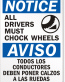Chock Wheel Signs and Labels 04