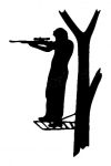 Deer Hunter Tree Decal2