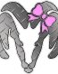 Dodge Ram Head with BOW Decal - Diamond Plate SILVER