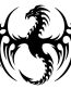 Dragon Die Cut  Animal Tribal Decals  37
