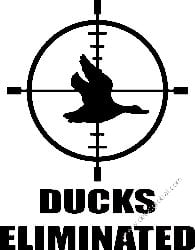 Duck Hunting Decal Sticker 26