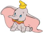 dumbo EARS funny cartoon sticker